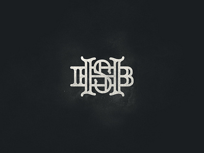 HSB Monogram alberta b black edmonton h identity logo monogram monogram logo s texture typography vintage