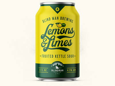 Blindman Can Concept alberta beer beer can brewer concept craft beer edmonton lemon lime packaging