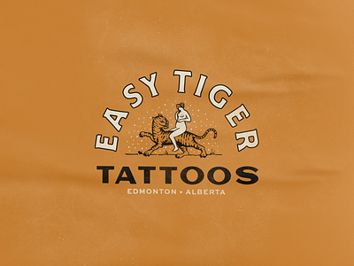 Easy Tiger alberta brand canada dots edmonton lady naked tattoo texture vintage