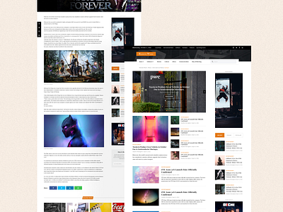 News Website design it news newswebsite tech ui uiuxdesign ux website