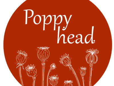 Poppy Head Logo etsy etsy shop logo logo design logodesign logos poppy