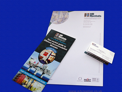 HB Rentals brochure by G3 Creative in Scotland flip page brochure