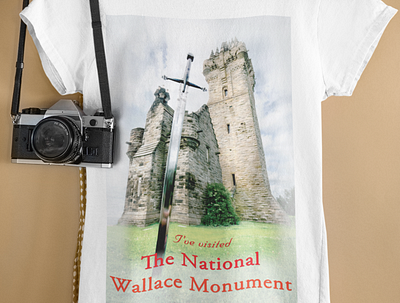 National Wallace Monument T-shirt logo national wallace monument national wallace monument t shirt t shirt print ui