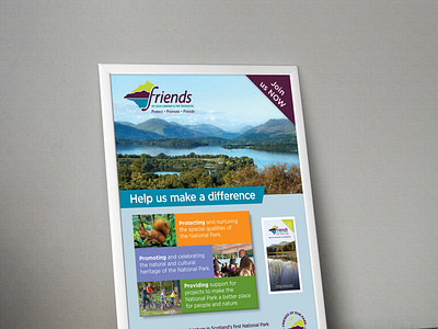 Friends of Loch Lomond poster by G3 Creative design friends of loch lomond g3 creative graphicdesign poster