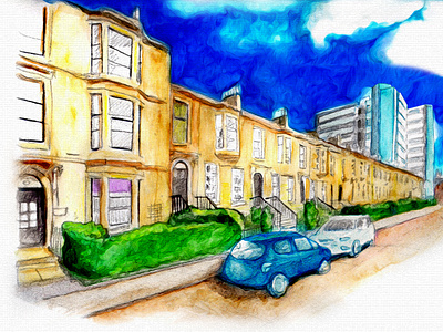 Around Glasgow from Brian Mcguffie sketchbook