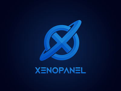 XenoPanel branding design logo vector