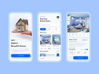 Property Buy Sell Mobile App UI Design