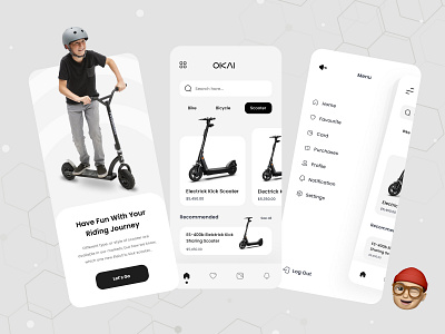 Electric Bike or Scooter Shop - Mobile App