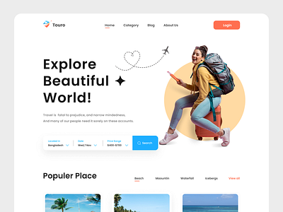 Travel Agency Landing Page