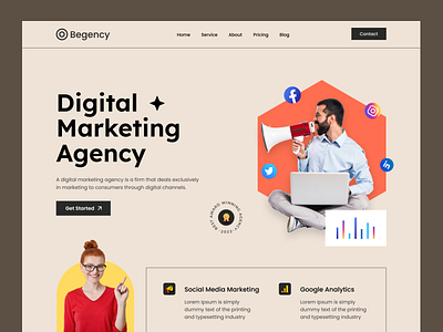 Digital Marketing Agency Landing Page