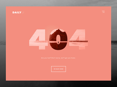 Daily UI #008 404 dailyui ui