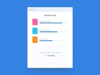 Daily UI - #031 - Upload dailyui ui upload