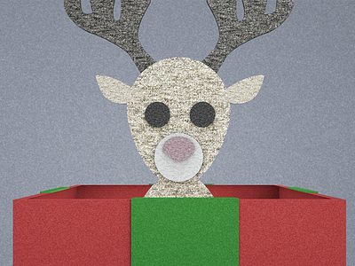 Reindeer 3d c4d christmas cinema 4d felt gift octane present reindeer