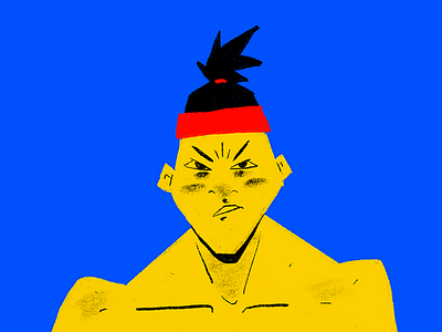 Tough Punk character design doodle drawing illustration ipad japanese procreate sketch