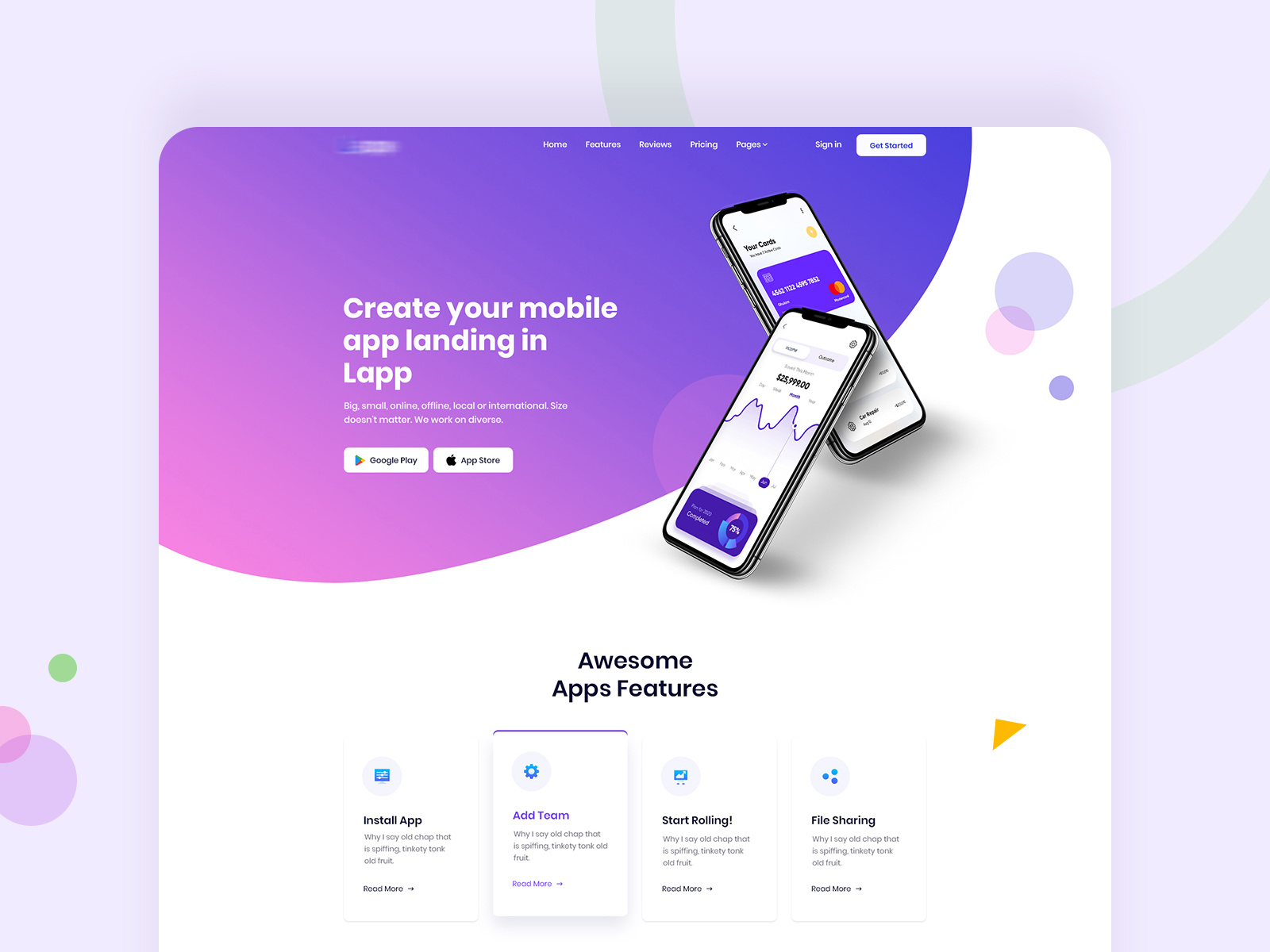 App Landing Page By Liton Ali On Dribbble