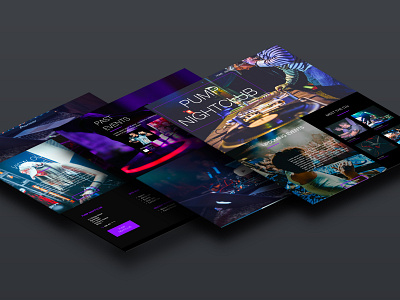 Nightclub website design dj nightclub web