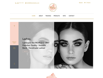 LASHEX beauty design designer web