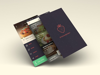Iphone Screens food iphone ui ux visual design