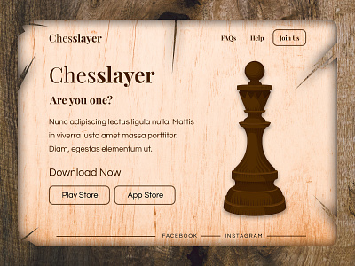 Online Chess Facebook Post Design Templates