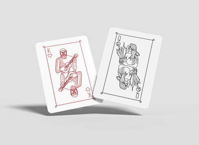 Kreutz | Rosquist - Deck of Cards cards design illustration playing cards