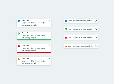 Toast notifications (mobile) design design system mobile mobile app toast ui ui design ux uxdesign