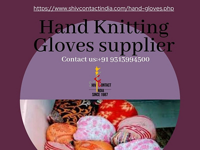 Hand Knitting Gloves supplier manufacturer supplier