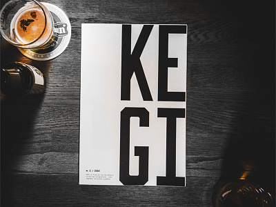 KEGI – Magazine concept beer craft beer editorial design graphic design magazine print design publication