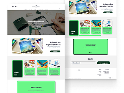 Faber-Castell | Stationery Product Landing Page Web clean company profile company website landing page product stationery stationery company ui ux web design website design
