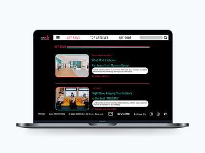 Aerosol Online Magazine branding design online magazine ui designer user experience user experience design user experience prototype user interface user interface design userinterface