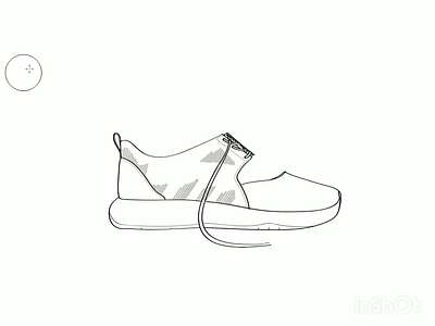 Summer sneaker sketch footwear sneaker product