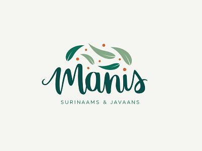 Manis Logo lettering logo
