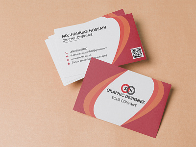 I will create 2 different business card design business card design business card mockup businesscard