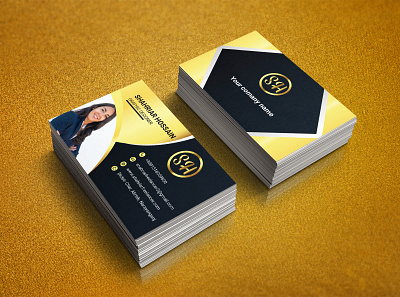 Modern Business Card business card business card design business card mockup business card template creative business card illustration modern business card