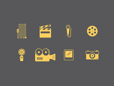 WIP – Video Icons camera film icons microphone picture video