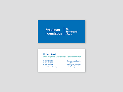 Friedman Foundation Stationery Set