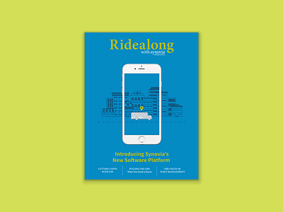 Ridealong Cover layout magazine publication saas tracking