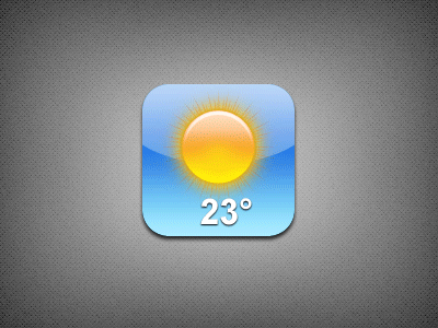 Ios Weather animation icon ios iphone weather