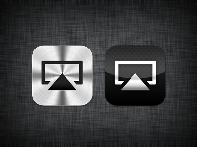 Airplay icon variations airplay apple icon