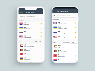 Currency converter with native iOS and Android components