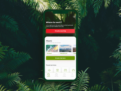 Your Travel Planner app ios travel travel app traveling trip ui