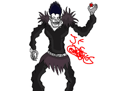 fanart ryuk design fail fanart illustration photoshop