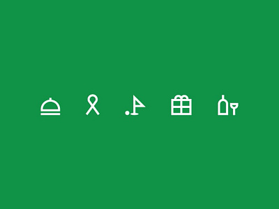 Ifonly Icons branding geometric green icons