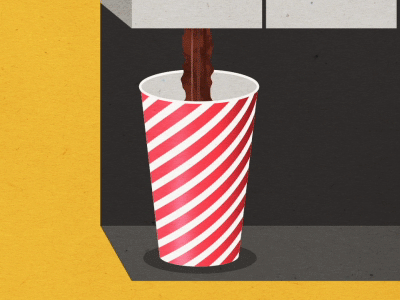 Soda Cup after effects animation