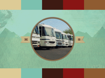 Vintage RV Spot 2 after effects animation texture