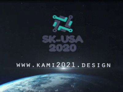 SK-USA 2020 animation design illustration logo vector