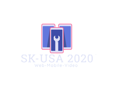 SK USA-Logo design icon illustration logo vector