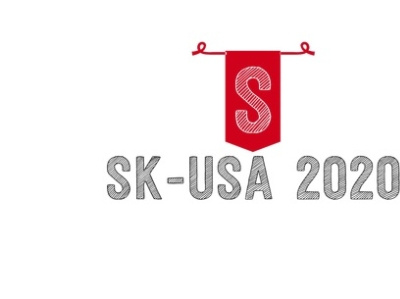 SK-USA New LOGO design icon illustration logo vector