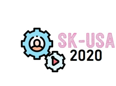 SK-USA New LOGO design icon illustration logo vector