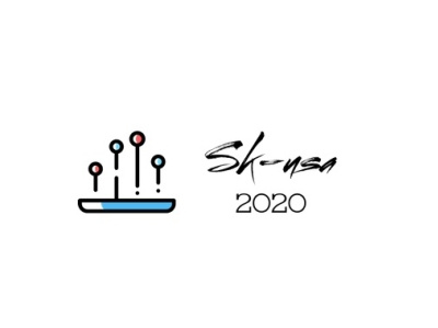 SK-USA New LOGO design icon illustration logo vector
