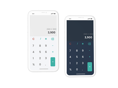 #DailyUIChallenge004 app dailyui003 mobileapp standardcalculator ui ux